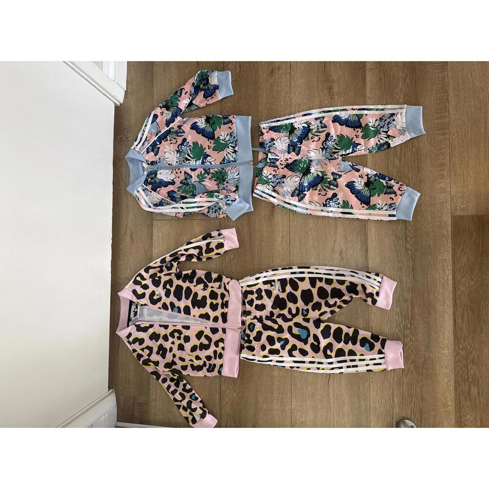 9-12 mos ADIDAS TODDLER GIRL TRACK SUITS - lot of 2
